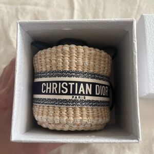 Christian Dior Beauty Woven Mini Basket Crossbody